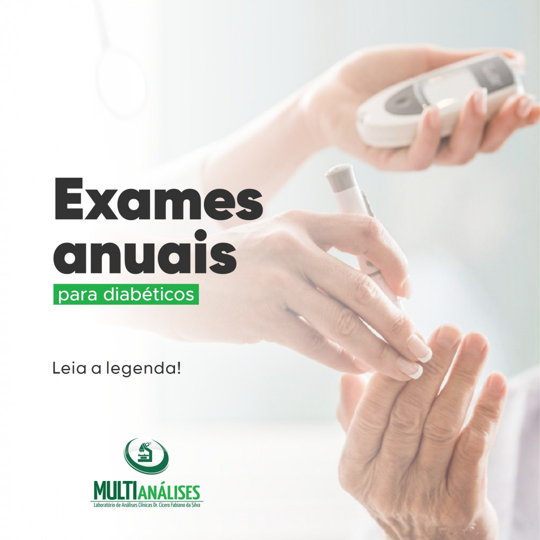 Exames Anuais para diabéticos